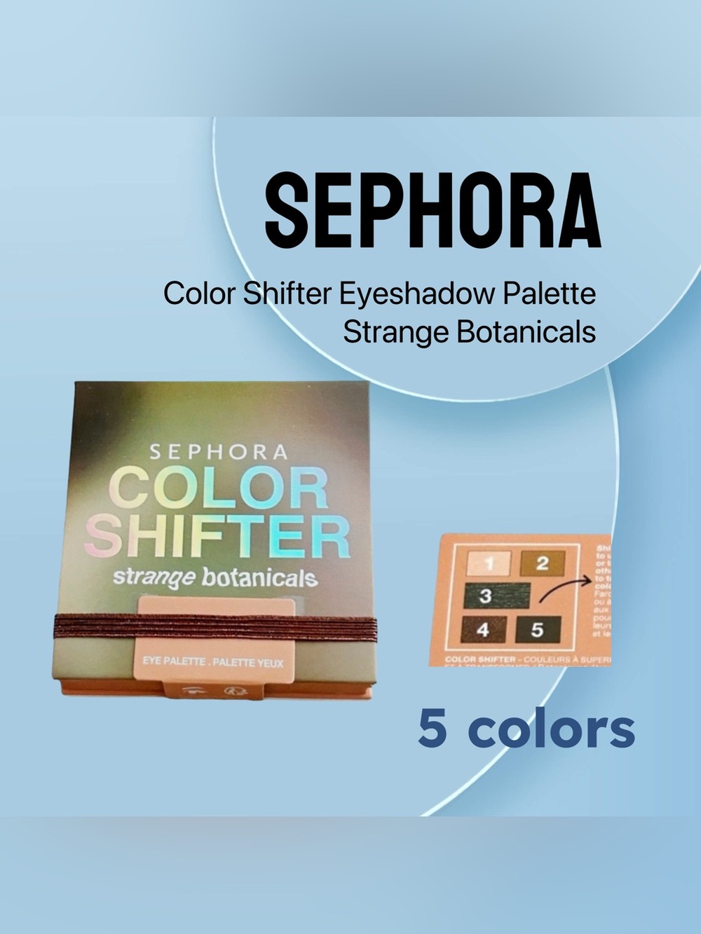 ⚡️🇫🇷🆕NIB SEPHORA |FULL| Color Shifter Strange Botanicals Eyeshadow Palette